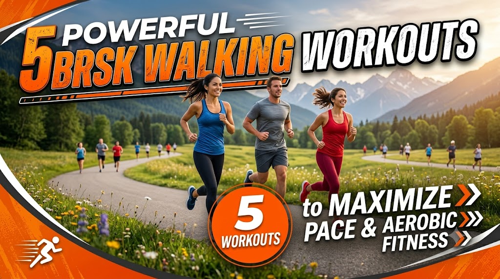 5 Powerful Brisk Walking Workouts to Maximize Pace and Aerobic Fitness
