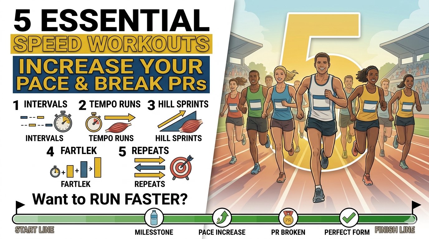 5 Essential Speed Workouts to Increase Your Running Pace and Break PRs
