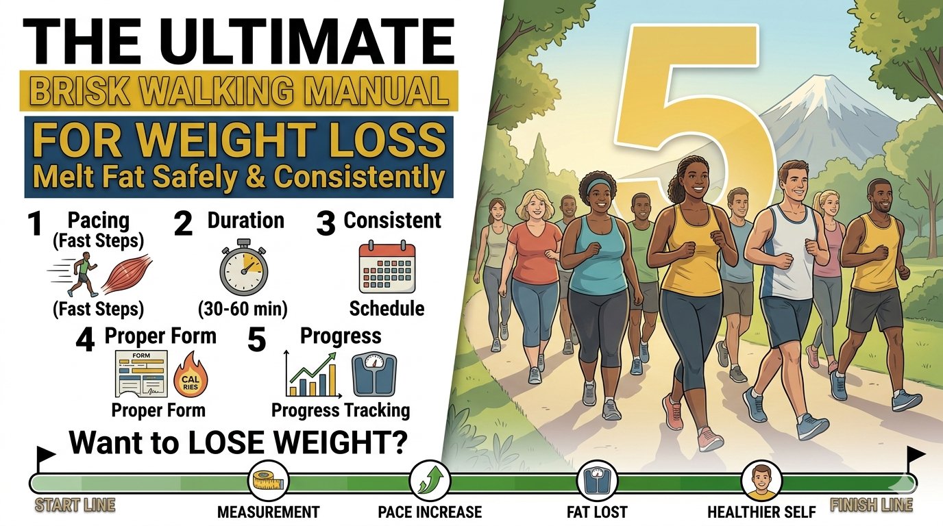 The Ultimate Brisk Walking Manual for Weight Loss: Melt Fat Safely and Consistently