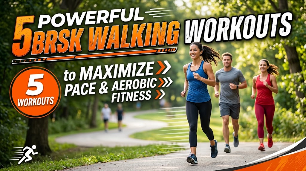 5 Powerful Brisk Walking Workouts to Maximize Pace and Aerobic Fitness