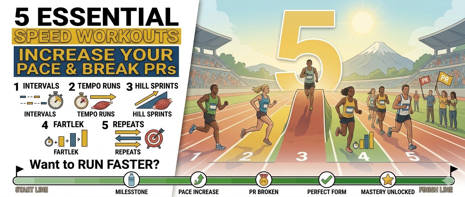5 Essential Speed Workouts to Increase Your Running Pace and Break PRs